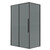 Душевое ограждение Grossman Galaxy 120х100 см 120.K33.01.1210.21.10, чёрный/тонированное - фото 