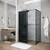 Душевое ограждение Grossman Galaxy 110х100 см 120.K33.01.1110.21.10, чёрный/тонированное - фото 5
