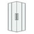 Душевое ограждение Grossman Cosmo 90х90 см 300.K33.02.9090.10.00, хром/прозрачное - фото 