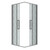 Душевое ограждение Grossman Cosmo 100х100 см 300.K33.02.1010.10.02, хром/шиншилла - фото 2