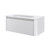 Тумба подвесная с раковиной-столешницей Armadi Art Voi 100 см 782-100-MW (раковина 786-100-MW без отв.) matt white - фото 