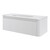 Тумба подвесная с раковиной-столешницей Armadi Art Voi 120 см 782-120-R-MW (раковина 786-120-MW без отв) matt white - фото 