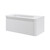 Тумба подвесная с раковиной-столешницей Armadi Art Voi 100 см 782-100-R-MW (раковина 786-100-MW без отв.) matt white - фото 