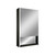 Зеркало-шкаф Art&Max Foggia 50 см AM-Fog-500-800-1D-R-DS-F-Nero, чёрный - фото 