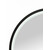 Зеркало Art&Max Livorno 80 см AM-Liv-800-DS-F-Nero, чёрный - фото 4