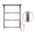 Полотенцесушитель электрический Azario Verona с полкой П4 400x600 мм AZ04846P - фото 4