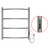 Полотенцесушитель электрический Azario Verona П4 500x600 мм AZ04856 - фото 4