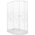 Душевое ограждение Triton Коралл 120x80 см L Щ0000061780, белый/мозаика - фото 