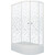 Душевое ограждение Triton Коралл 120x80 см L Щ0000061782, белый/мозаика - фото 
