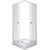 Душевое ограждение Triton Вельвет 80x80 см Щ0000071051, белый/матовое - фото 