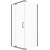 Душевое ограждение Triton Терра 90x90 см Щ0000073937, графит/прозрачное - фото 