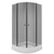 Душевое ограждение Triton Грэй 90x90 см Щ0000066464, белый/тонированное - фото 2