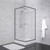 Душевое ограждение Triton Вента 90x90 см Щ0000076257, графит/прозрачное - фото 4