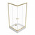 Душевое ограждение Triton Вента 90x90 см Щ0000076255, золото/прозрачное - фото 3