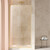 Душевая дверь Vincea Walk-In 120 см VDS-4WSL120CLG-L (стекло 8 мм) брашированное золото/прозрачное - фото 
