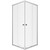Душевое ограждение Triton Вельвет 80x80 см Щ0000071052, белый/матовое - фото 2