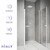 Душевая дверь Parly 80 см DE80F, белый/матовое - фото 