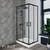 Душевое ограждение Parly QZ 100х80 см QZ81B N, чёрный матовый/прозрачное - фото 2
