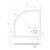 Каменный поддон BelBagno 90x90 см TRAY-MR-UNO-R-90-550-35-W-NO - фото 5