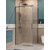 Душевое ограждение BelBagno 100x90 см SOFT_CLOSE-1-AH-1-100/90-C-GM, оружейная сталь/прозрачное - фото 