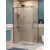 Душевое ограждение BelBagno 110x80 см SOFT_CLOSE-1-AH-1-110/80-C-GM, оружейная сталь/прозрачное - фото 