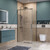 Душевое ограждение BelBagno 100x90 см SOFT_CLOSE-1-AH-1-100/90-C-GM, оружейная сталь/прозрачное - фото 2