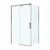 Душевое ограждение BelBagno 110x80 см SOFT_CLOSE-1-AH-1-110/80-C-GM, оружейная сталь/прозрачное - фото 4