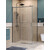 Душевое ограждение BelBagno 130x90 см SOFT_CLOSE-2-AH-1-130/90-C-GM, оружейная сталь/прозрачное - фото 