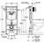 Инсталляция с подвесным унитазом комплект: Grohe Rapid SL 38772001 с подвесным безободковым унитазом Azario Eclat AZ-2381-A сиденье микролифт, крепление, с кнопкой смыва хром (Система смыва торнадо) - фото 27