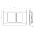 Кнопка смыва Charus Minimalista FP.310.GRP.01, графит - фото 6