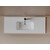 Тумба подвесная с раковиной-столешницей Sancos Snob R 390 100 см SNR100/39SM, Doha soft (раковина Compact CN7027) - фото 7