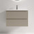 Тумба подвесная с раковиной-столешницей Sancos Snob R 390 70 см SNR70/39CE, Beige Soft (раковина Compact CN7029) - фото 