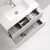 Тумба подвесная с раковиной-столешницей Sancos Snob R 390 70 см SNR70/39W, Bianco (раковина Compact CN7029) - фото 5