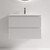 Тумба подвесная с раковиной-столешницей Sancos Snob R 390 70 см SNR70/39W, Bianco (раковина Compact CN7029) - фото 