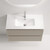 Тумба подвесная с раковиной-столешницей Sancos Snob R 390 80 см SNR80/39CE, Beige Soft (раковина Compact CN7026) - фото 4