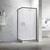 Душевое ограждение Veconi Rovigo 120x90 см RV27GM-12090-01-C8, оружейная сталь/прозрачное - фото 
