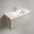 Тумба подвесная с раковиной-столешницей Sancos Snob R 1.0 100 см SNR1.0100CE, Beige soft (раковина Element CN7003) - фото 