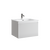 Тумба подвесная с раковиной Sancos Snob R 1.0 60 см SNR1.060W, Bianco (раковина Element CN7001) - фото 3