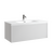 Тумба подвесная с раковиной-столешницей Sancos Snob R 1.0 100 см SNR1.0100W, Bianco (раковина Element CN7003) - фото 3
