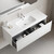 Тумба подвесная с раковиной-столешницей Sancos Snob R 1.0 120 см SNR1.0120W, Bianco (раковина Element CN7006) - фото 5