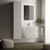 Тумба подвесная с раковиной Sancos Snob R 60 см SNR60W, Bianco (раковина Grace CN7011) - фото 6