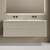 Тумба подвесная с раковиной-столешницей Sancos Snob R 140 см SNR70CE, Beige Soft (раковина Grace CN7022wx) - фото 3