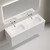 Тумба подвесная с раковиной-столешницей Sancos Snob R 140 см SNR70W, Bianco (раковина Grace CN7022wx) - фото 