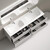 Тумба подвесная с раковиной-столешницей Sancos Snob R 160 см SNR80W, Bianco (раковина Grace CN7023) - фото 4