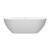 Ванна отдельностоящая BelBagno Solid Surface 170х80 см BB-ETNA-170-80-58-SSB, белый матовый - фото 2