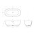 Ванна отдельностоящая BelBagno Solid Surface 170х80 см BB-ETNA-170-80-58-SSB, белый матовый - фото 5