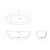Ванна отдельностоящая BelBagno Solid Surface 170х77 см BB-MARINO-170-76-54-SSB, белый матовый - фото 6