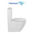 Унитаз-компакт безободковый BelBagno TORNADO SFERA-TOR BB2141CP-TOR/SC с тонкой крышкой микролифт (система смыва Торнадо) - фото 