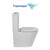 Унитаз-компакт безободковый BelBagno TORNADO FLAY-TOR BB2149CP-TOR/SC с тонкой крышкой микролифт (система смыва Торнадо) - фото 