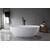 Ванна отдельностоящая Cezares Solid Surface 170x76 см CZR-LIBERTA-170-76-56-SSB, белый матовый - фото 3